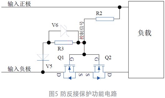 過欠壓、防反接電路