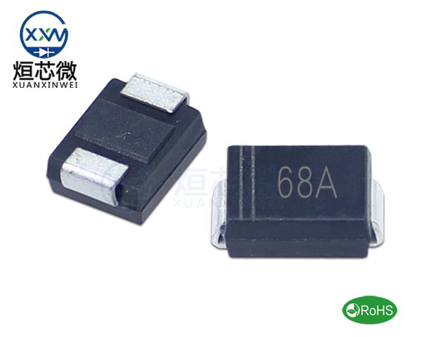 P6SMB68A參數,TVS二極管P6SMB68A瞬態(變)抑制二極管