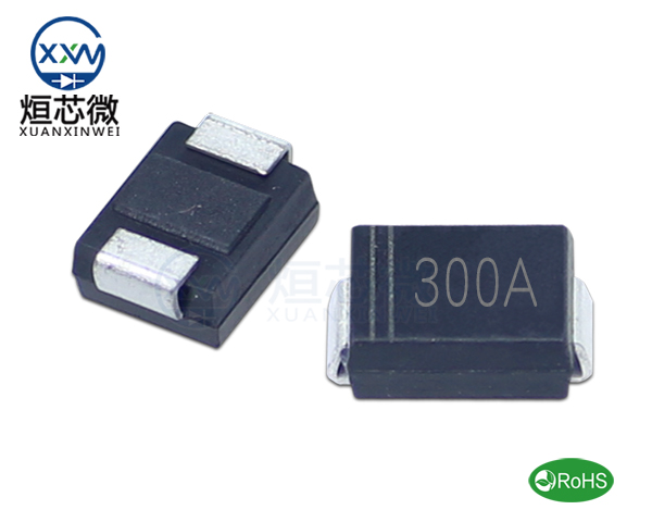 P6SMB300A參數,TVS二極管P6SMB300A瞬態(變)抑制二極管