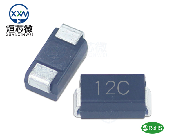P4SMA12CA參數,TVS二極管P4SMA12CA瞬態(變)抑制二極管